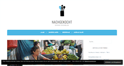 Desktop Screenshot of nachgekocht.com
